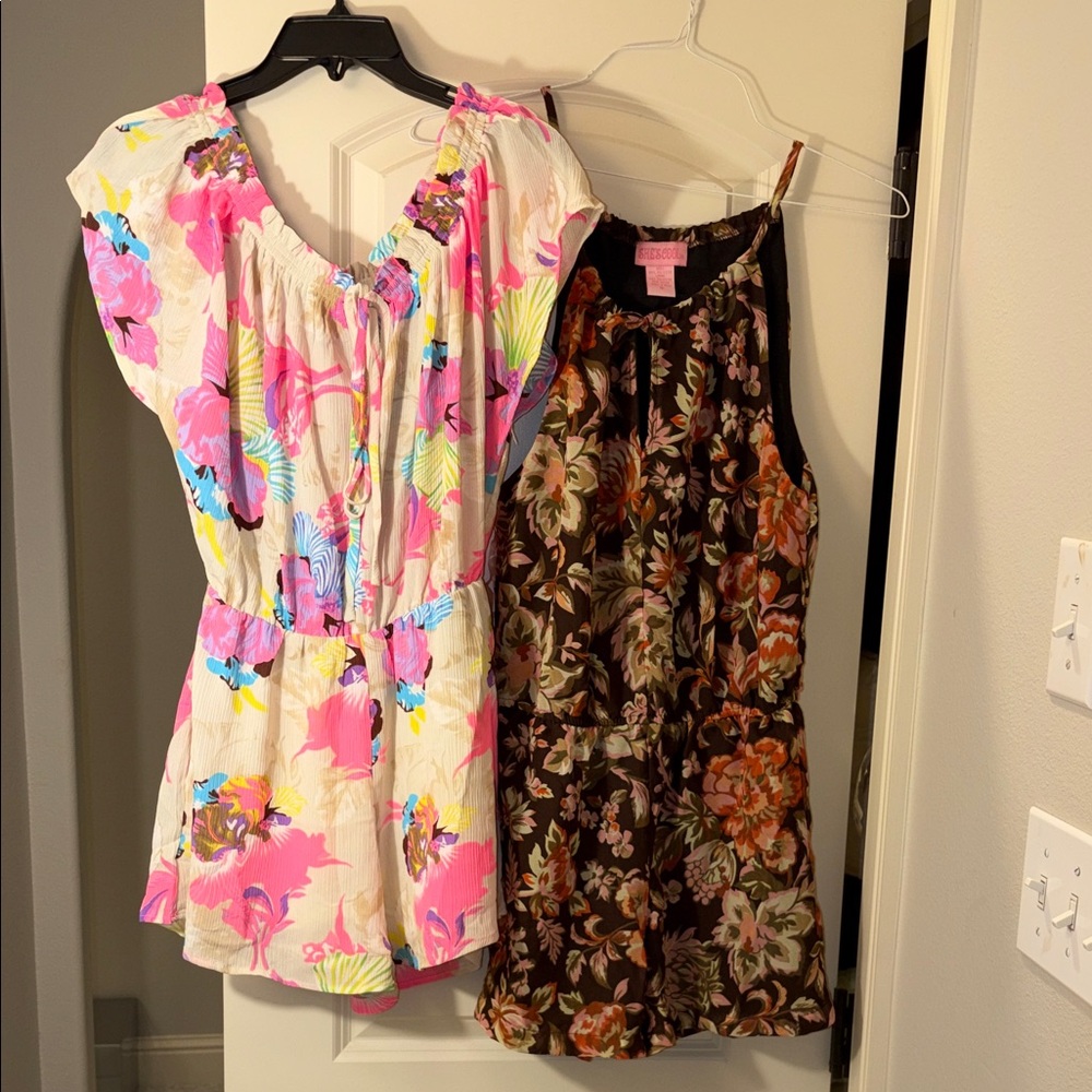 Floral Print Romper Bundle of 2 for $35!